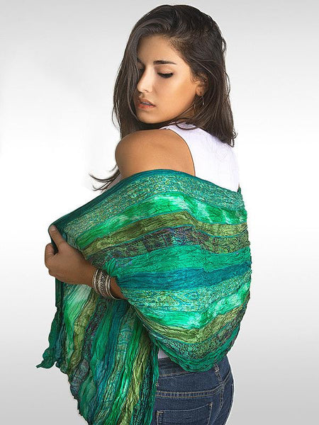 Lime & Love Vintage Silk Sari Wrap