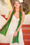 Sea Green Multi Vintage Silk Sari Scarf